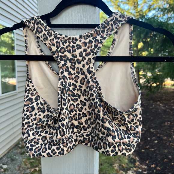 Gym Suit Blanco Athletic Leopard Top - Picture 2 of 3